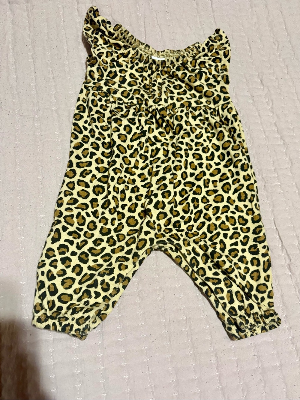 Old Navy Yellow Leopard Print Joggers